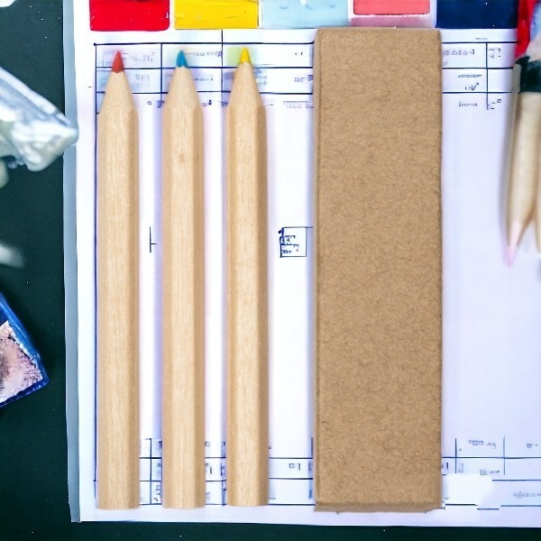 Набор DENOK из 3 карандашей / Набор из карандашей трёх цветов